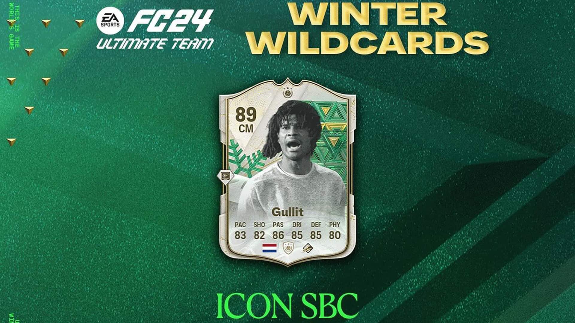 EA FC 24 SBC Ruud Gullit Winter Wildcards Icon Cost, Cheapest