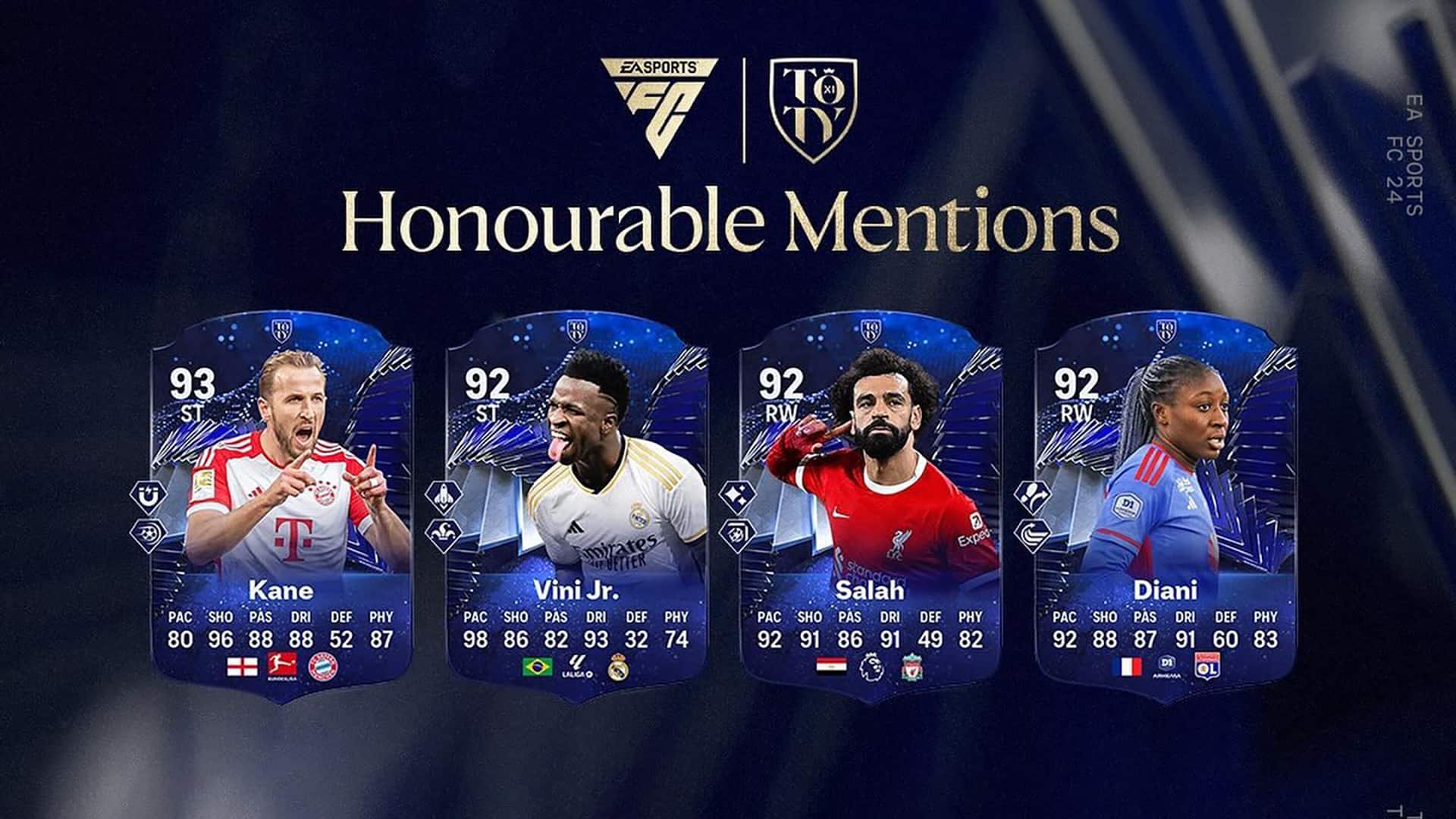 EA FC 24 TOTY Honourable Mentions Leaks And Release Date ...