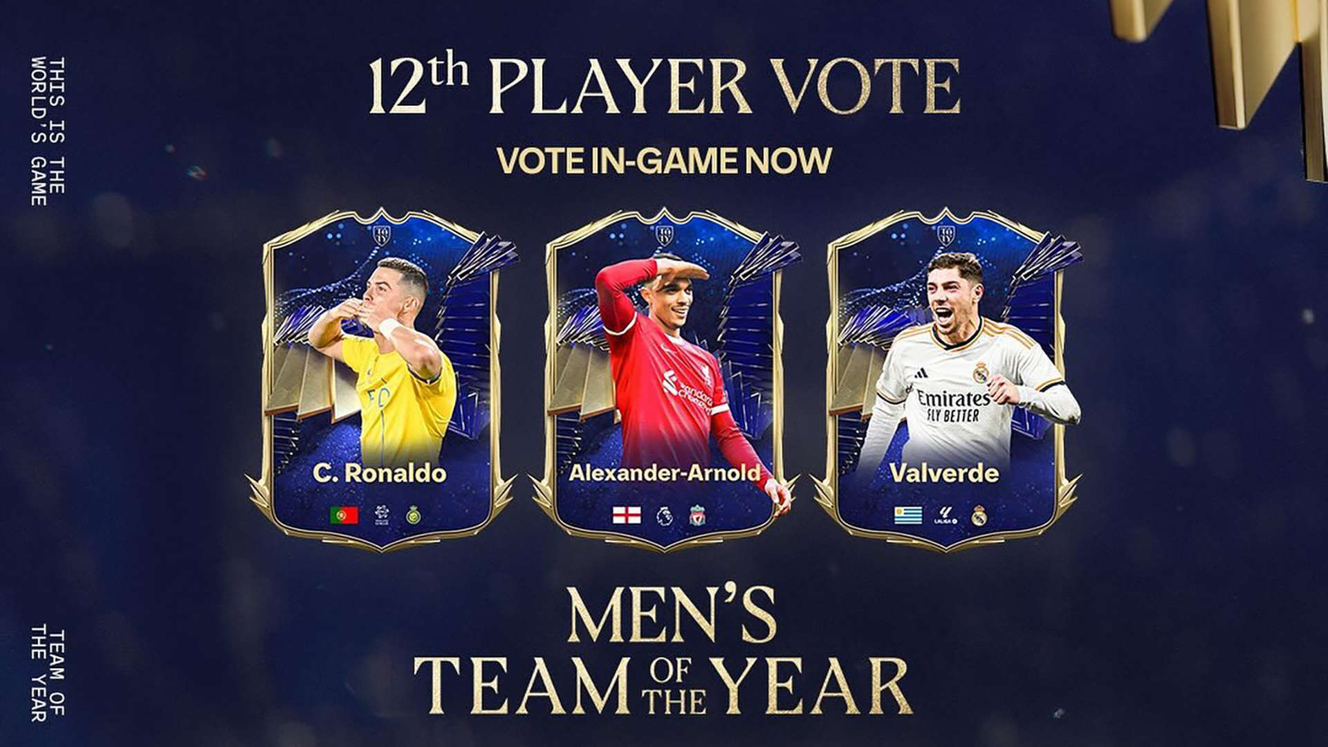 EA FC 24 How to Vote 12th TOTY Man And Women? – Cristiano Ronaldo ...