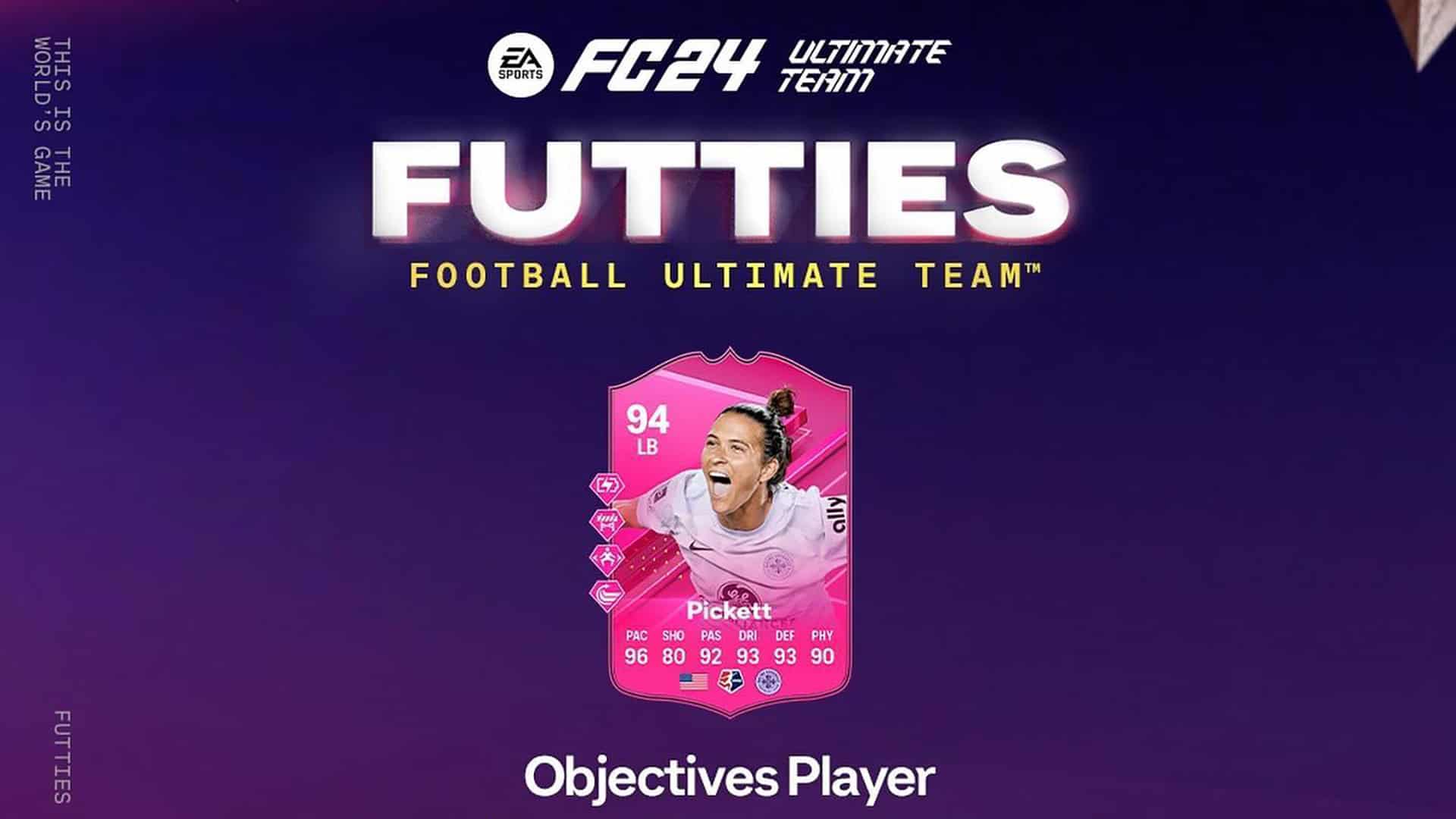 EA FC 24 Carson Pickett FUTTIES Daily Play Completionist Objectives ...