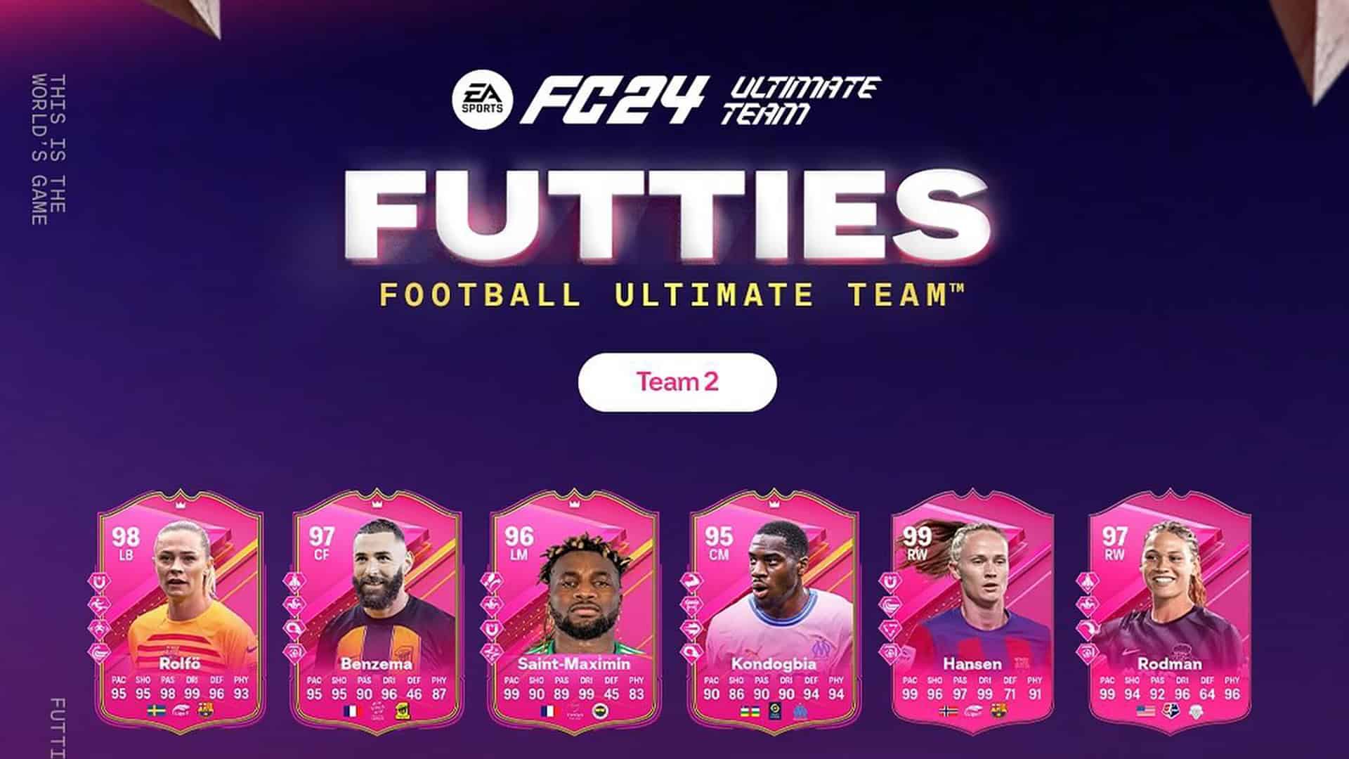 EA FC 24 FUTTIES Team 2 Release And Players Leaked So Far ...