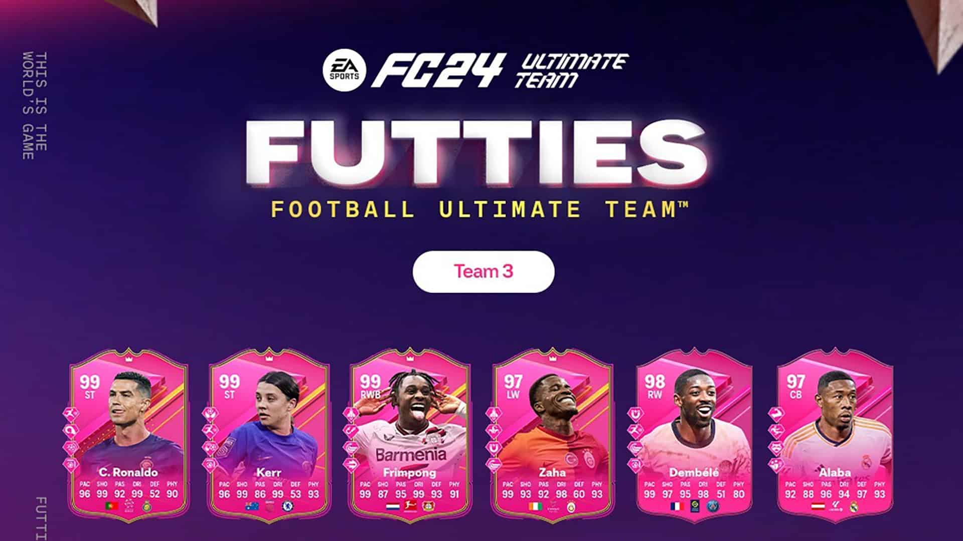 EA FC 24 FUTTIES Team 3 Release And Players Leaked So Far ...