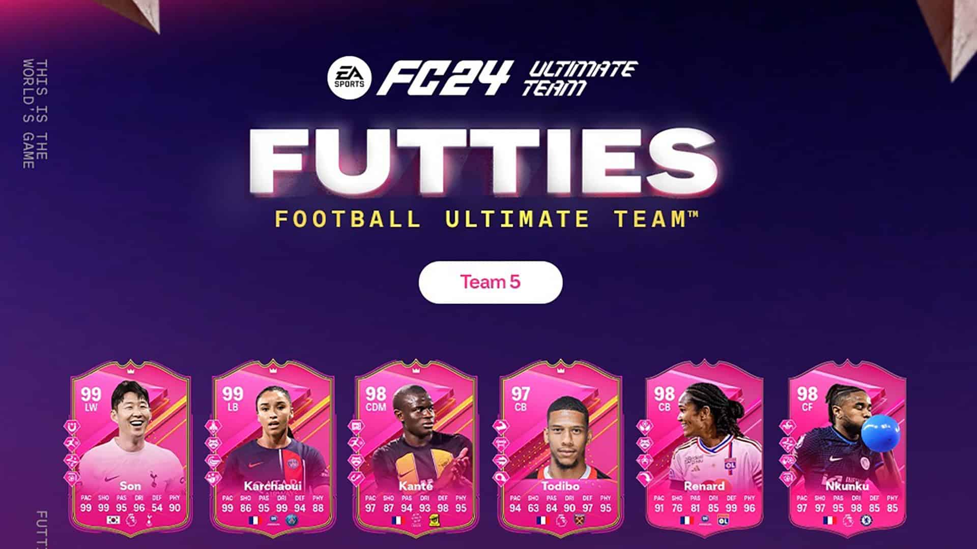 EA FC 24 FUTTIES Team 5 Release And Players Leaked So Far ...