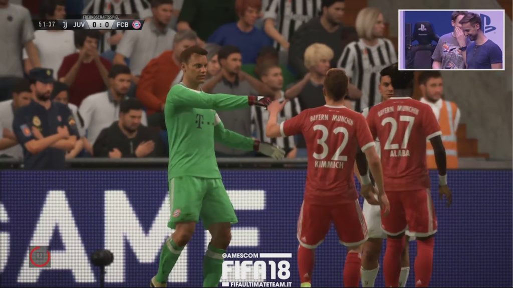 Fifa 18 Gameplay Juventus Vs Bayern Monaco In Hd Fifaultimateteam It