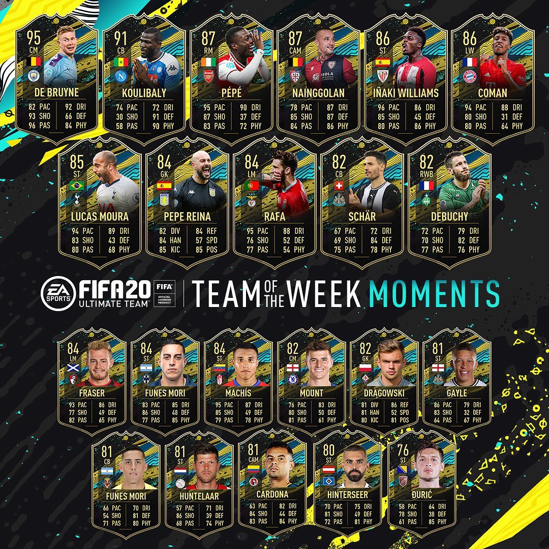 Fifa 20 Totw Moments 2 Annunciata La Nuova Squadra Della Settimana