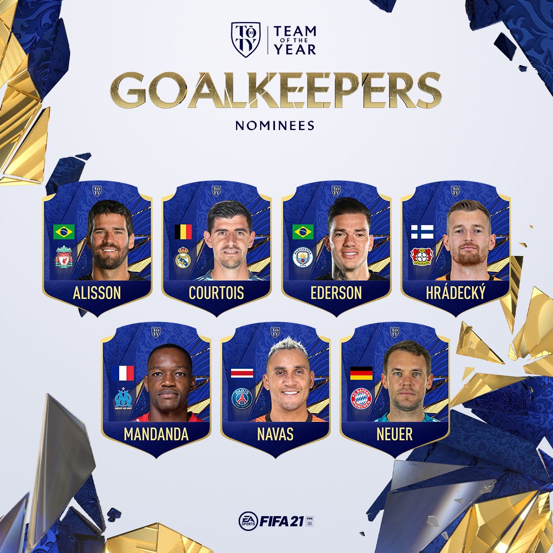 FIFA 21: Candidati TOTY - Vota il Team Of The Year ...