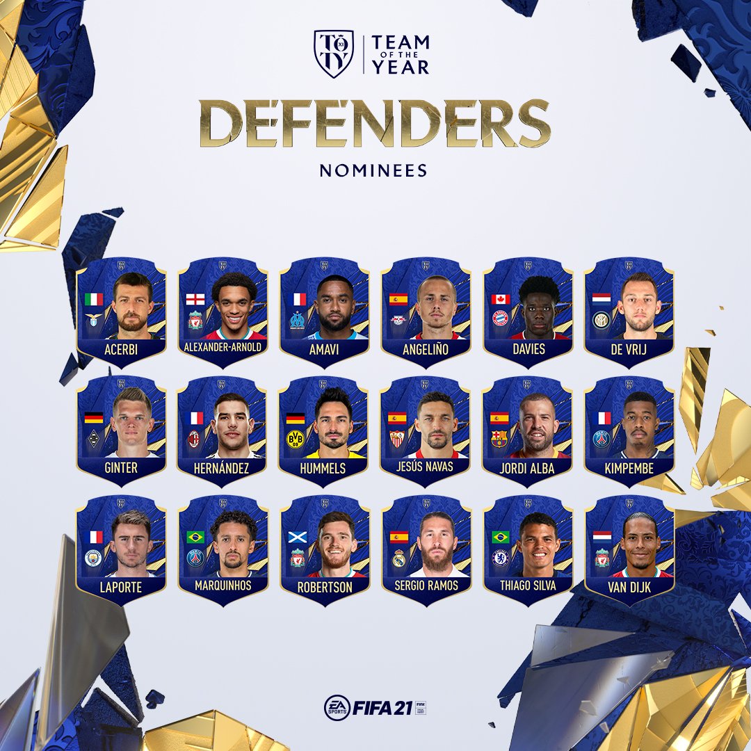 FIFA 21: Candidati TOTY - Vota il Team Of The Year ...