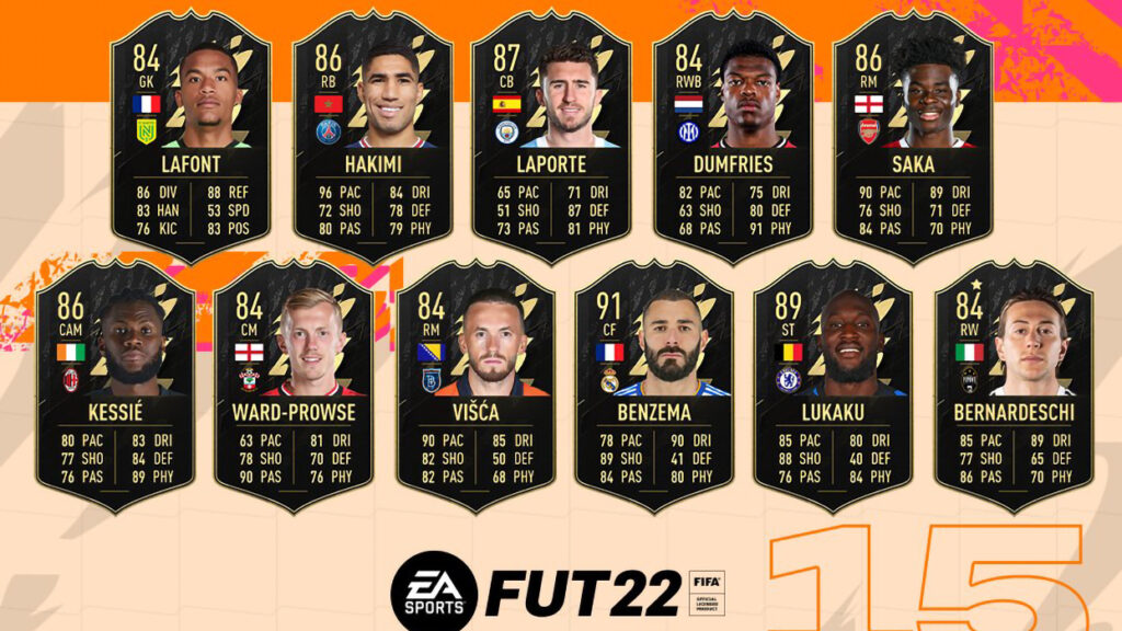 Fifa 22 Totw 15 La Nuova Squadra Della Settimana Disponibile Nei