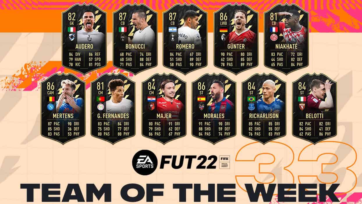 Fifa 22 Totw 33 La Nuova Squadra Della Settimana Disponibile Nei