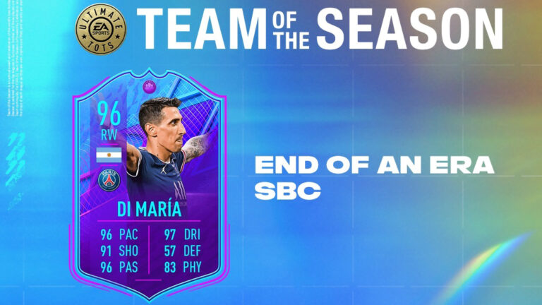 Fifa 22 Sbc Angel Di Maria La Fine Di Unera Fifaultimateteam It