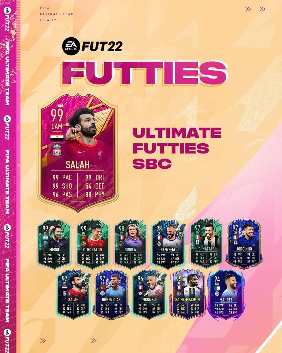 Fifa 22 Sbc Mohamed Salah Futties Disponibile Una Nuova Carta