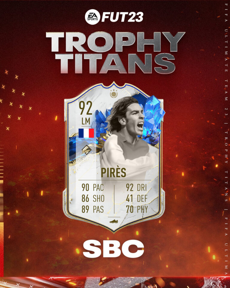 Fifa 23 Sbc Robert Pires Toty Icon Disponibile Una Nuova Sfida