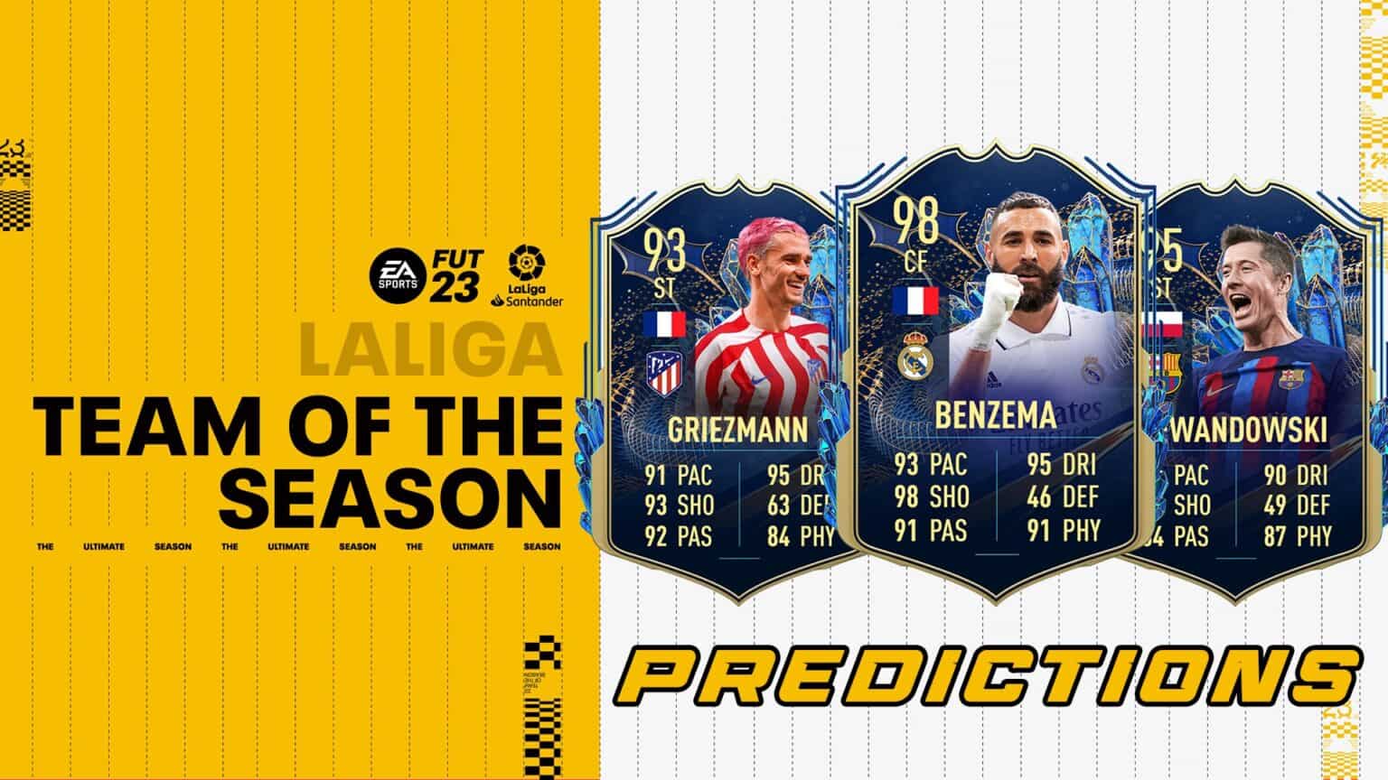 Fifa 23 Prediction Tots De Laliga Il Team Of The Season Del Campionato