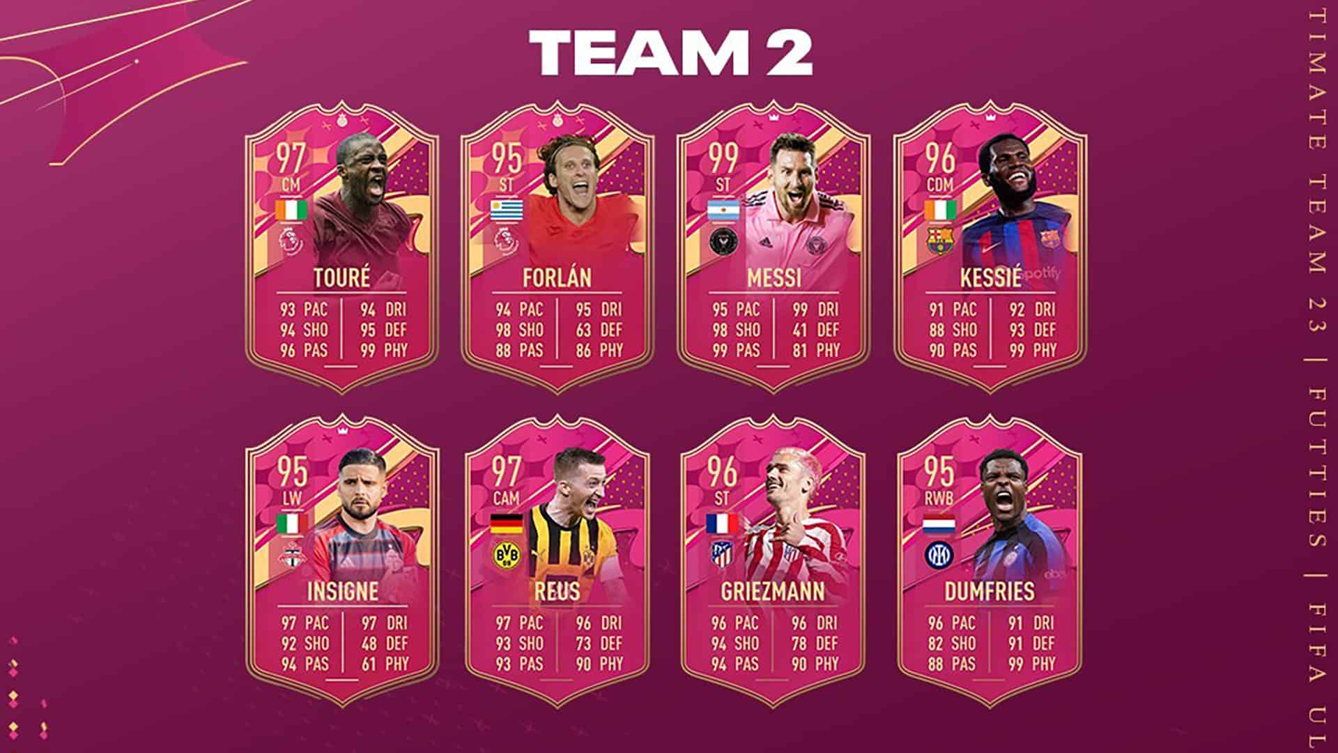 FIFA 23 Team 2 FUTTIES: Le Carte Speciali Sono Ora Disponibili Nei ...