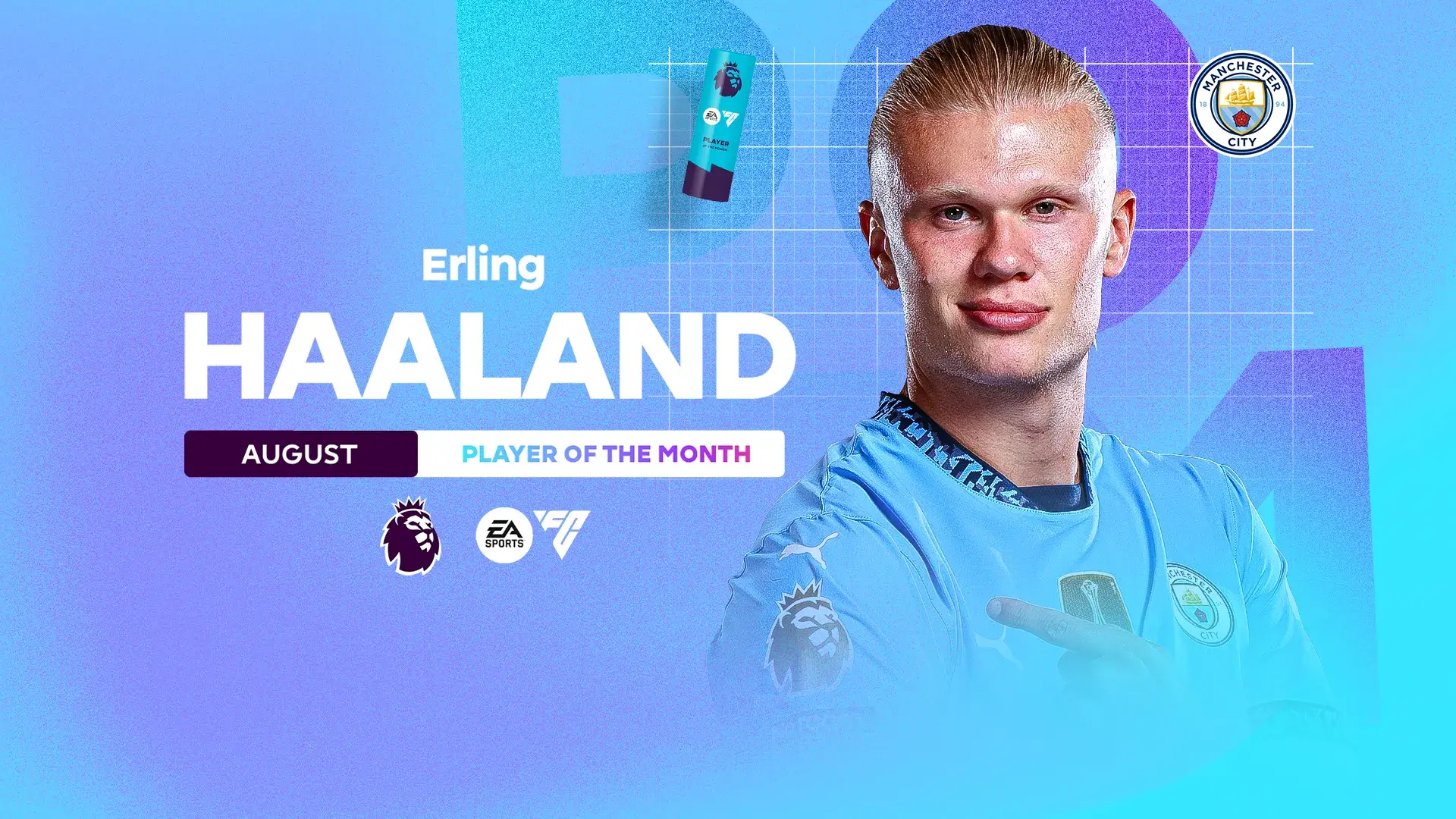 EA FC 25 Erling Haaland POTM Agosto Premier League