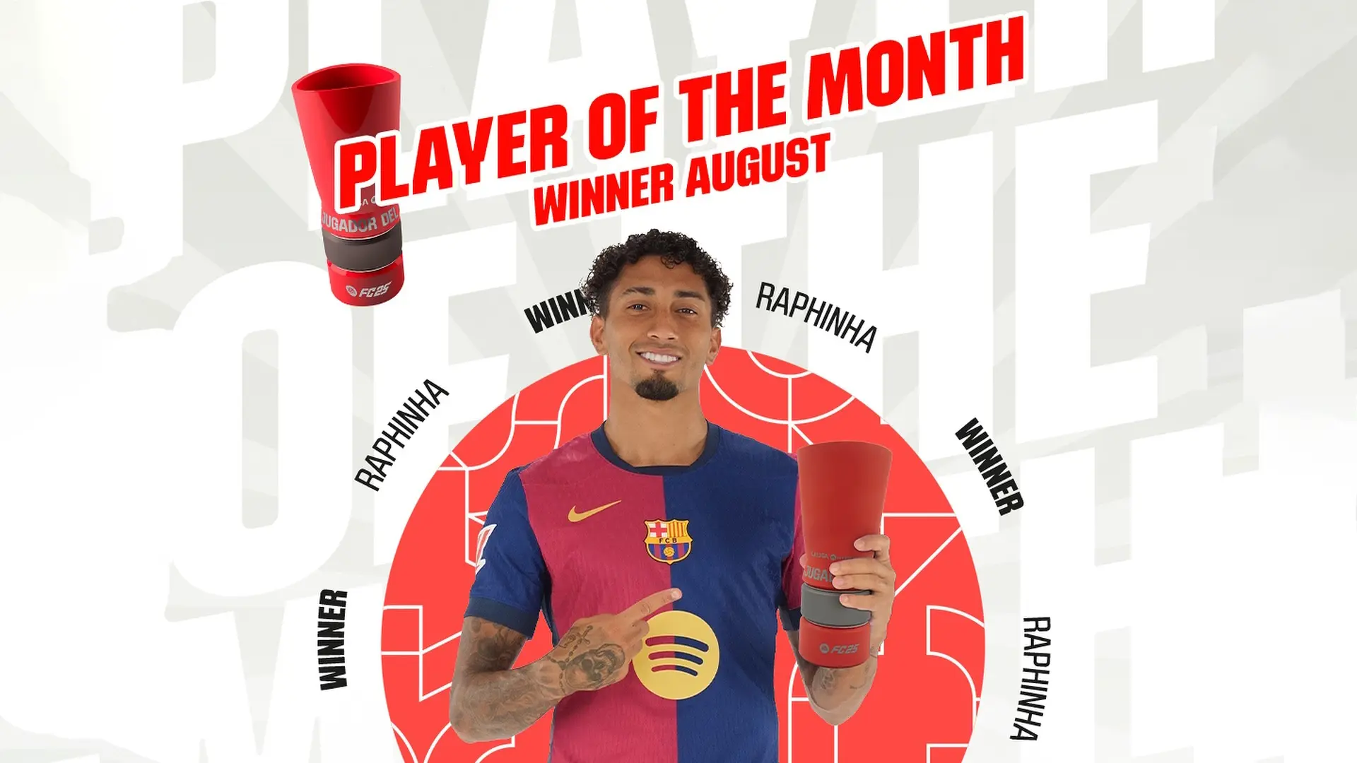 EA FC 25 Raphinha POTM Agosto LaLiga