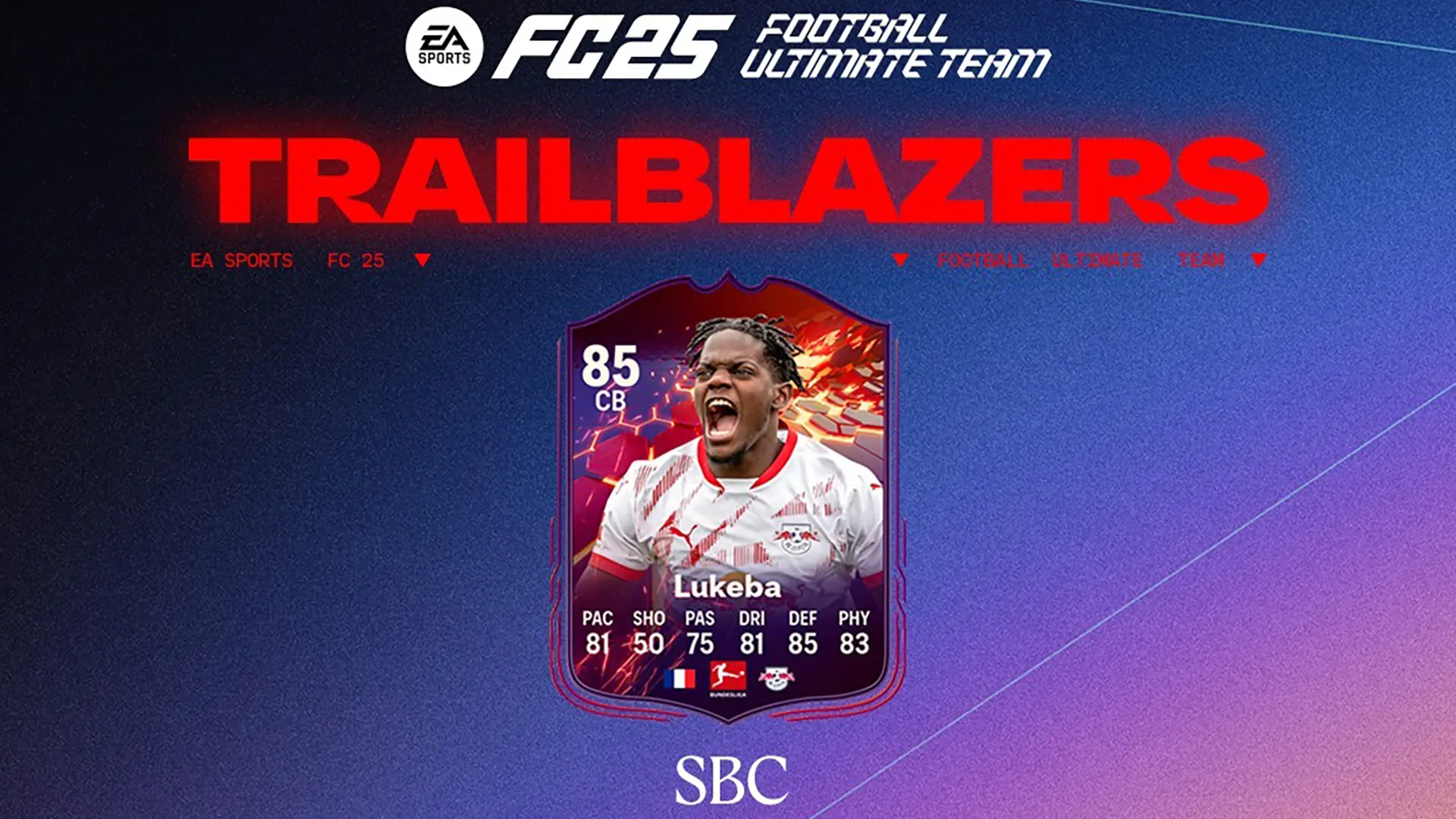 EA FC 25 SBC Castello Lukeba Pionieri Soluzioni E Recensione Della Carta Trailblazers