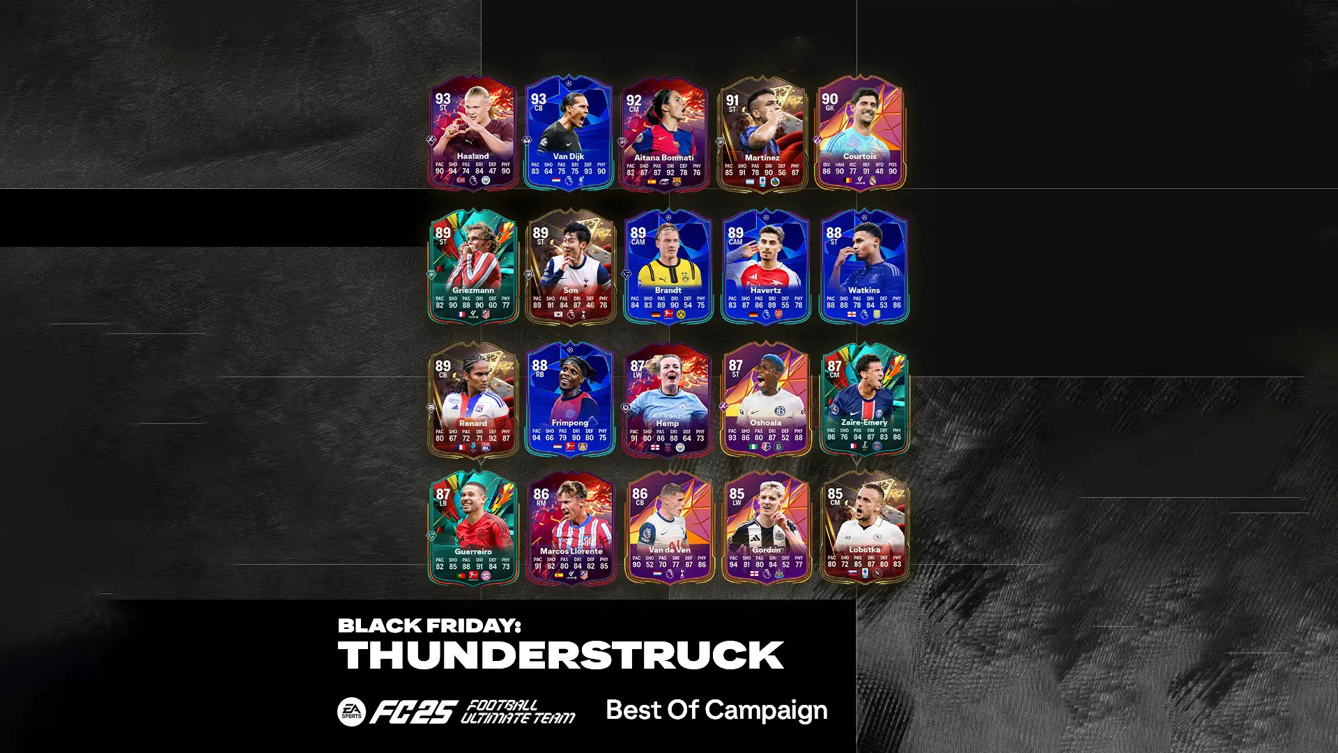 EA FC 25 Best Of Campagne Black Friday Elenco Delle Carte Migliori