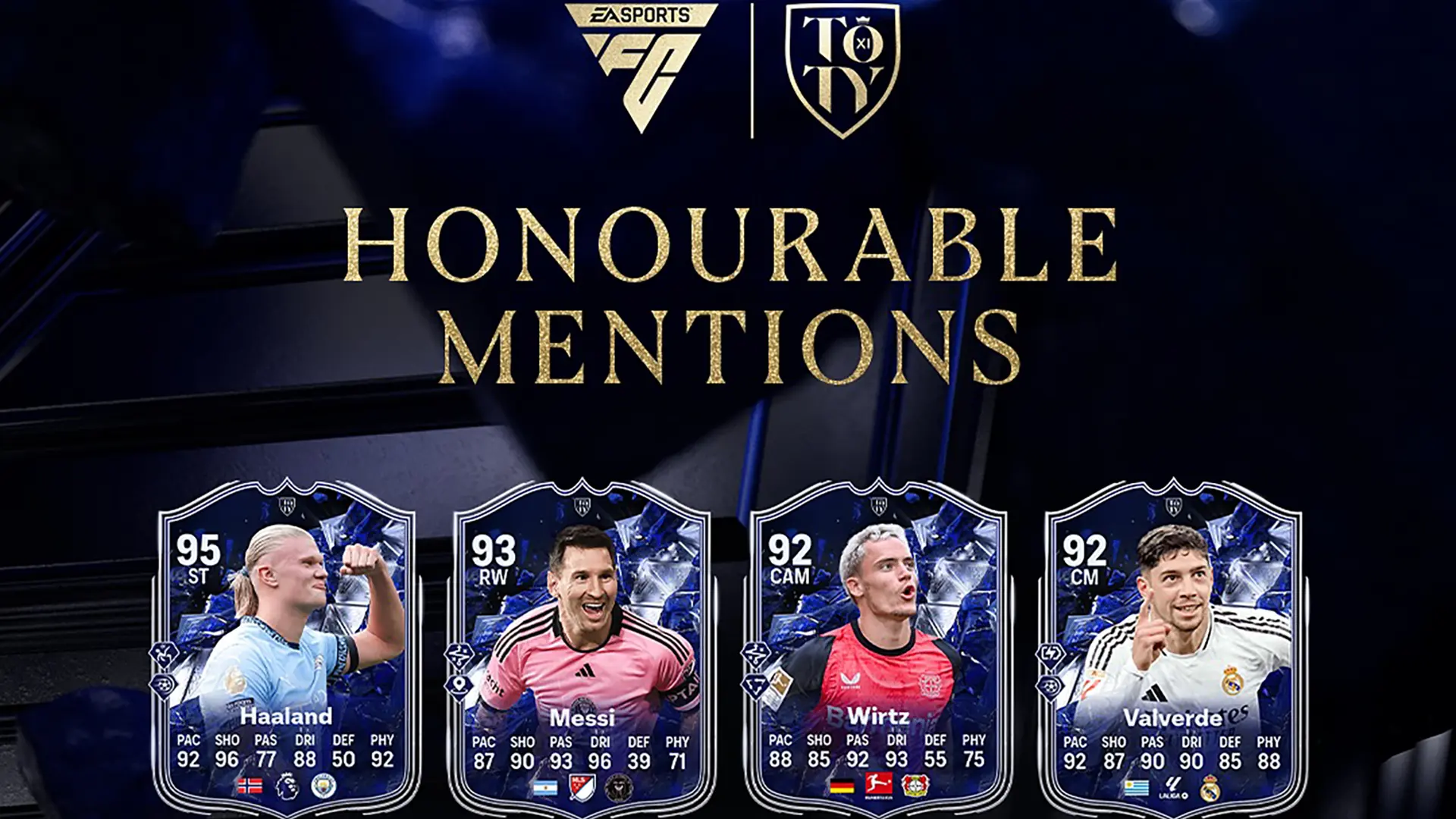 EA FC 25 TOTY Menzioni D’Onore Elenco Carte Speciali Disponibili Nei Pacchetti