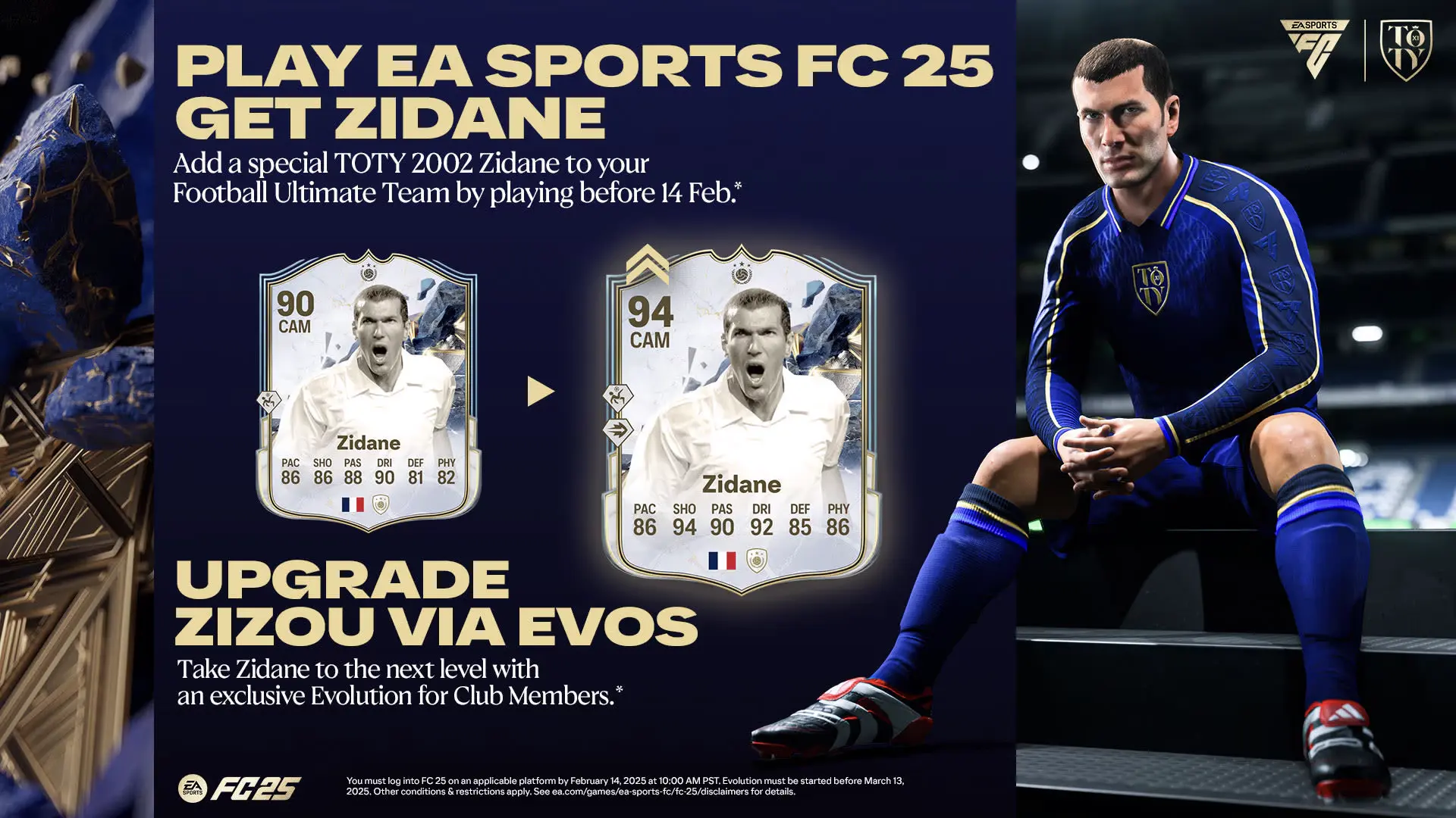 EA FC 25 Zidane TOTY Icon In Regalo Come Ricevere La Carta E Come Effettuare L’Upgrade