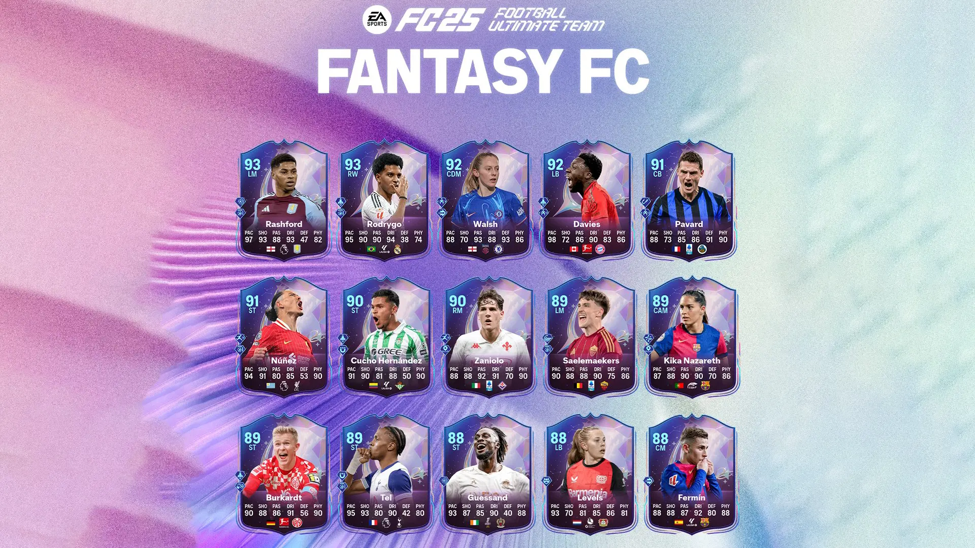 EA FC 25 Team 2 Fantasy Elenco Carte Speciali Disponibili Nella Seconda Squadra